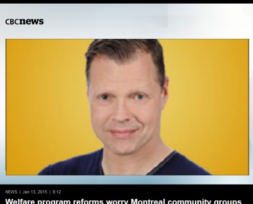 CBC News - Welfare program reforms worry Montreal community groups