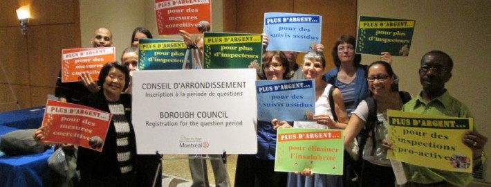 Au Conseil d'arondissement / At a Borough council meeting