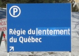Régie du lentement