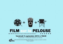 film sur la pelouse