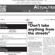Les Actualites - Bedbugs - Don't take anything from the streets