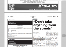 Les Actualites - Bedbugs - Don't take anything from the streets