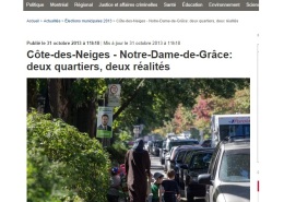 La Presse - CDN-NDG ; 2 quartiers, 2 réalités