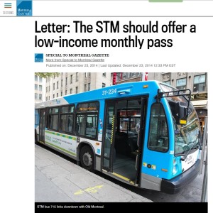 Letter The Stm Should Offer A Low Income Monthly Pass Project Genesis