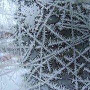 glace sur fenêtre / ice on window
