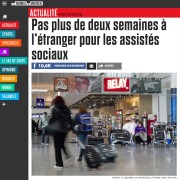 Journal de Montréal - Pas plus de deux semaines à l'étranger pour les assistés sociaux