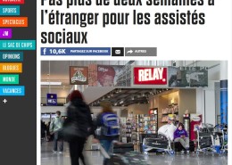 Journal de Montréal - Pas plus de deux semaines à l'étranger pour les assistés sociaux