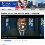 CTV News - Quebec unveils new rules for welfare recipients
